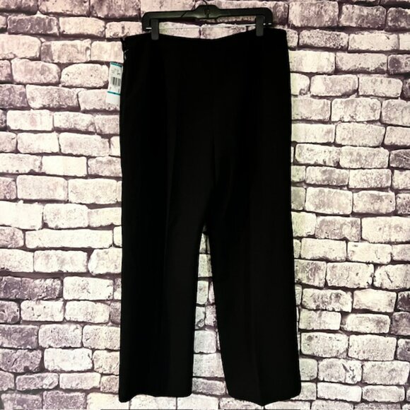 Evan Picone NWT Black Fully Lined Dress Pants Size 16 - Picture 5 of 8